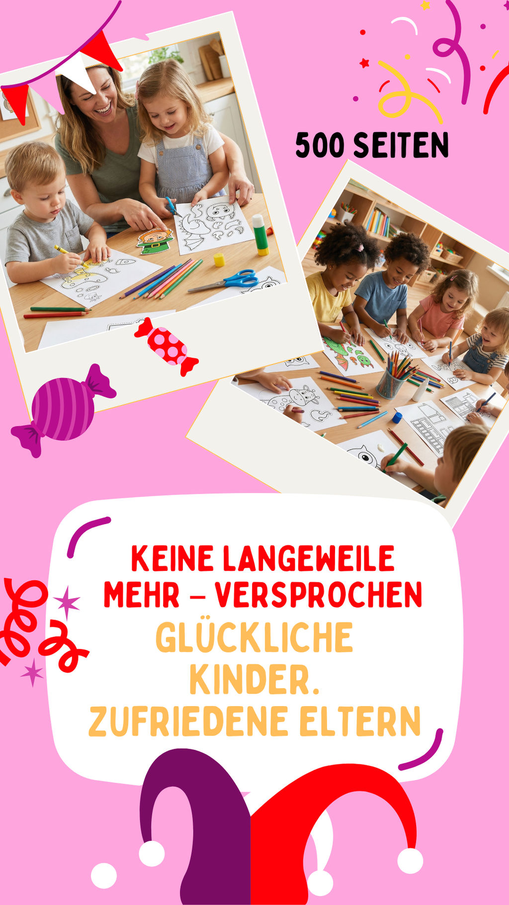 500 Seiten Lernspaß für Kinder – Das große Aktivitätsbuch ohne Langeweile
