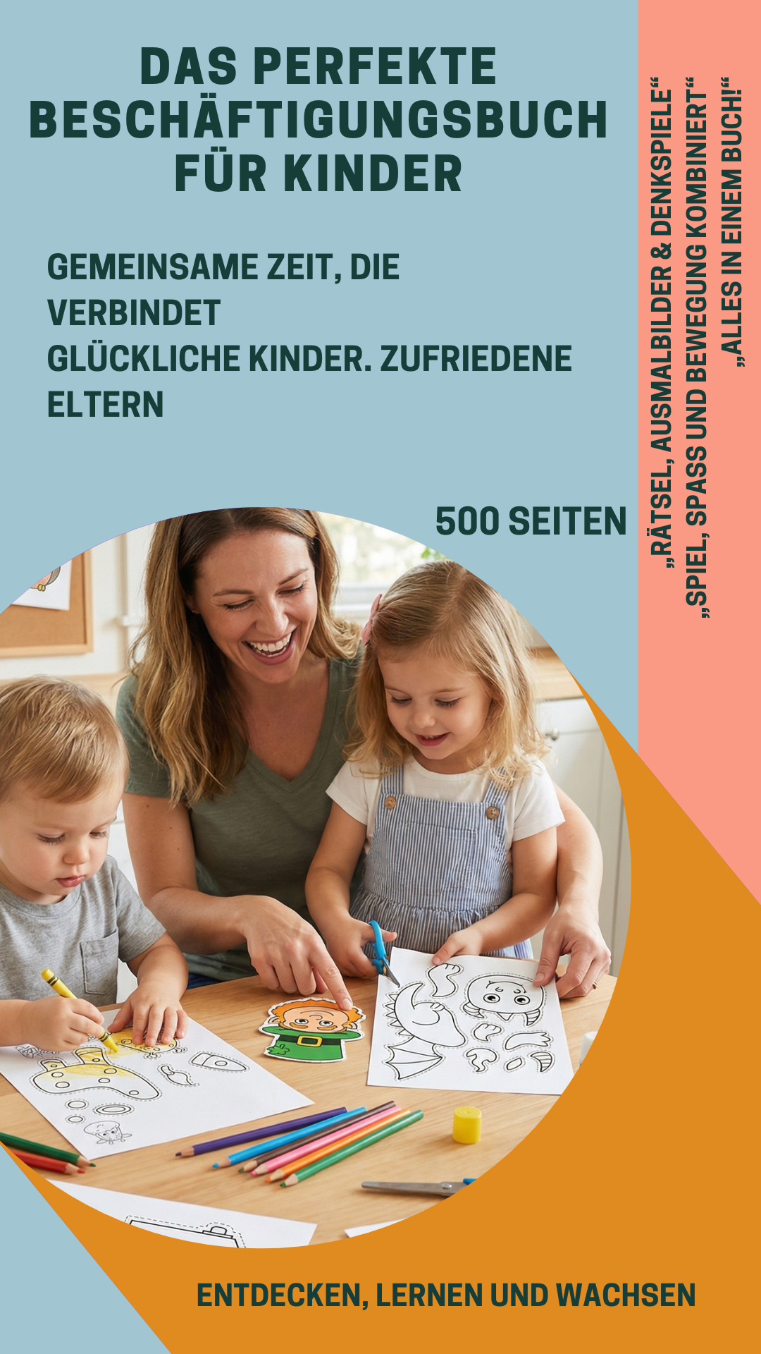 500 Seiten Lernspaß für Kinder – Das große Aktivitätsbuch ohne Langeweile
