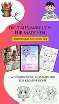 Magische Malwelten für Mädchen