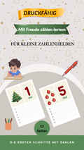 Mama-Liebling: Zahlen schreiben üben mit Sofort-PDF