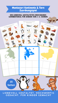 Montessori-Inspired: 7 Kontinente & Tiere spielerisch lernen