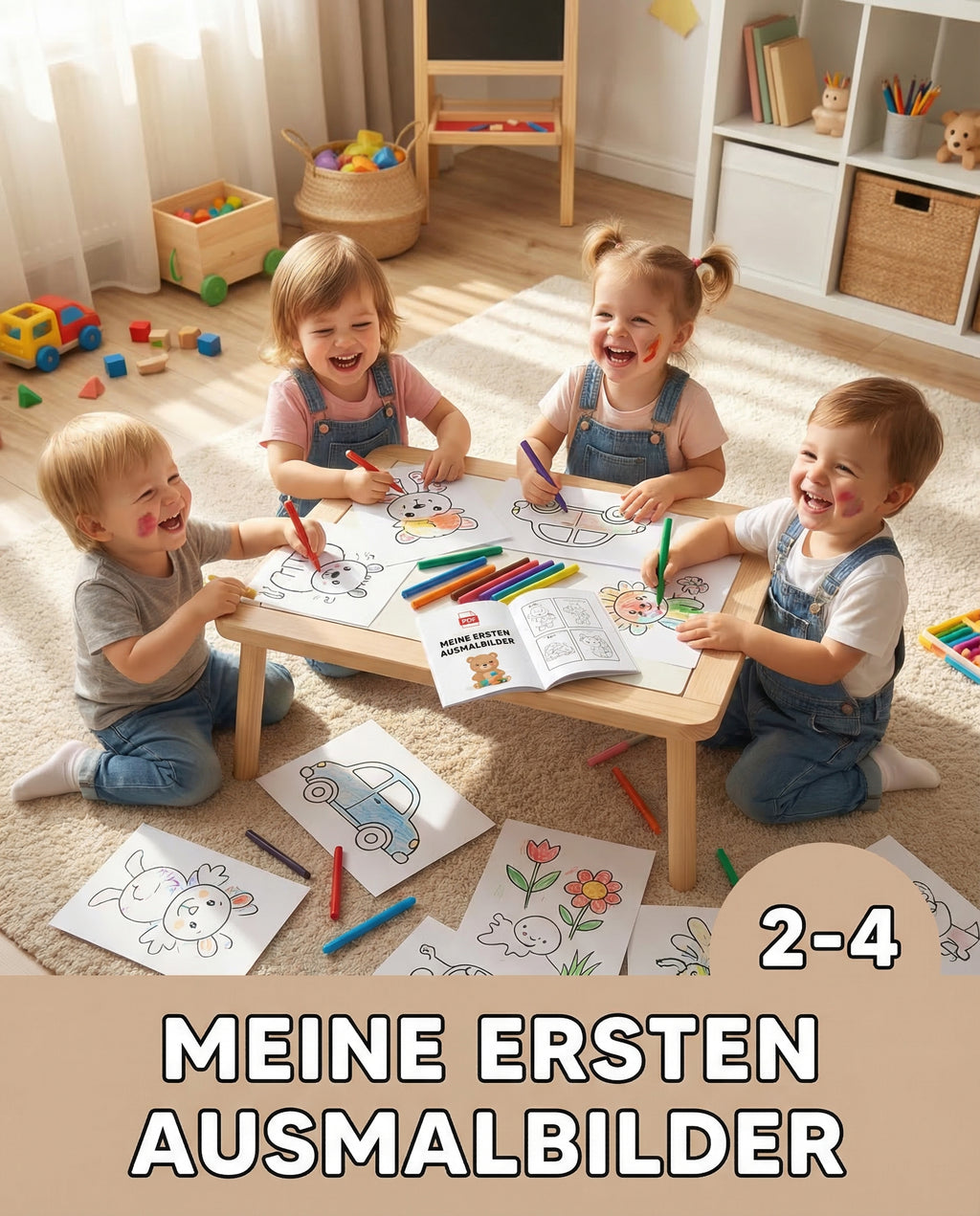 84 Seiten Mal-Magie: Das Mega-Bundle für kleine Künstler