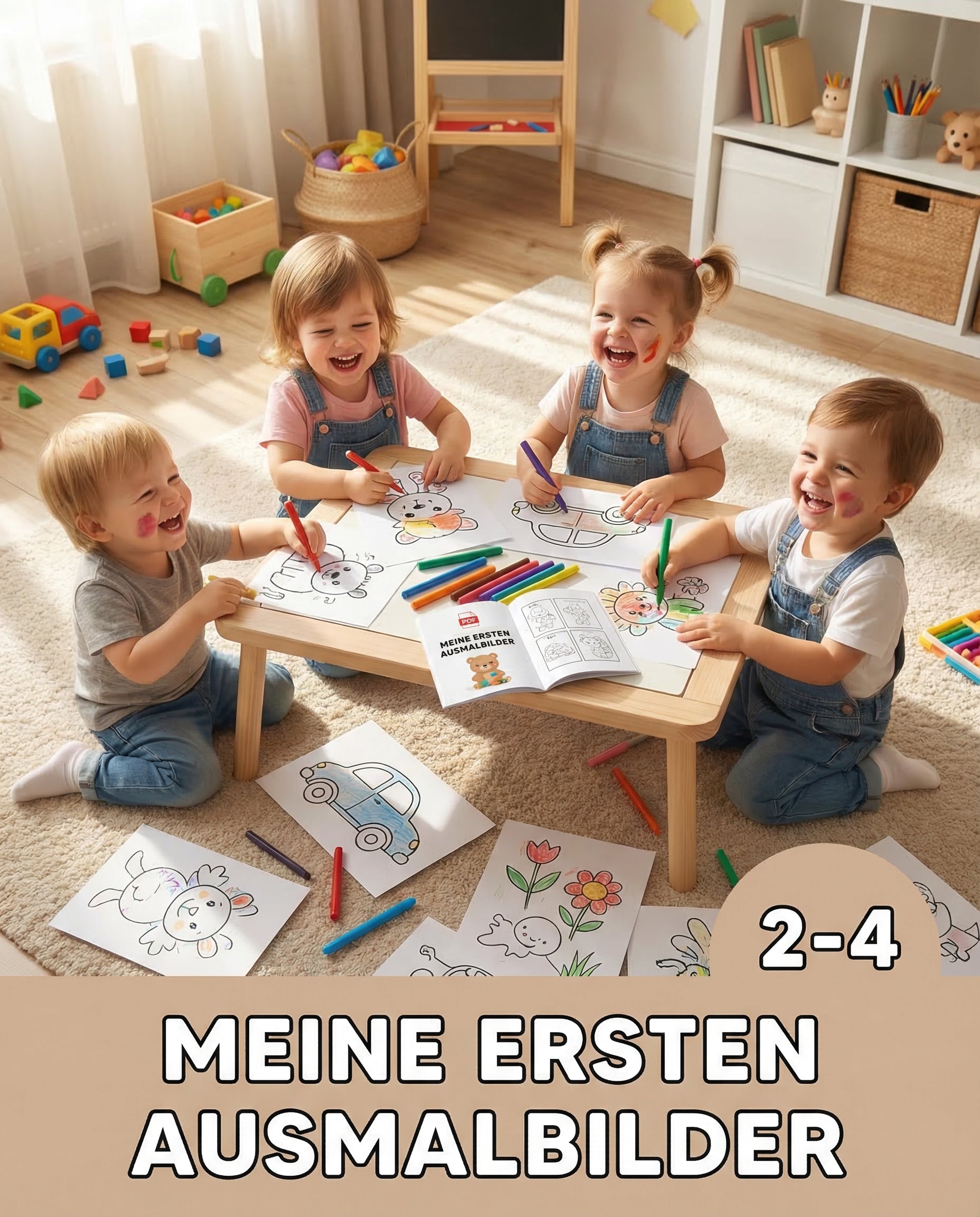 84 Seiten Mal-Magie: Das Mega-Bundle für kleine Künstler