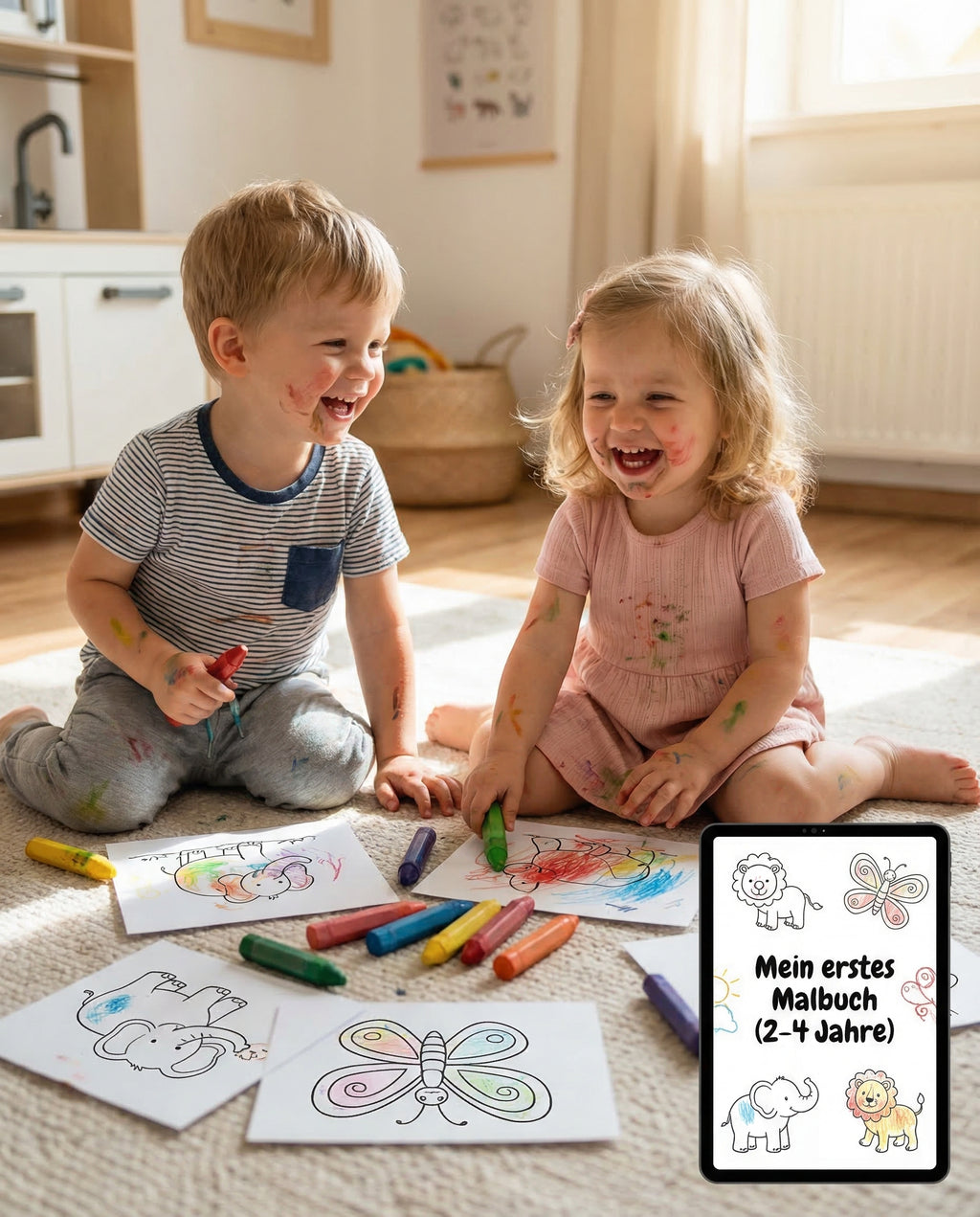 84 Seiten Mal-Magie: Das Mega-Bundle für kleine Künstler