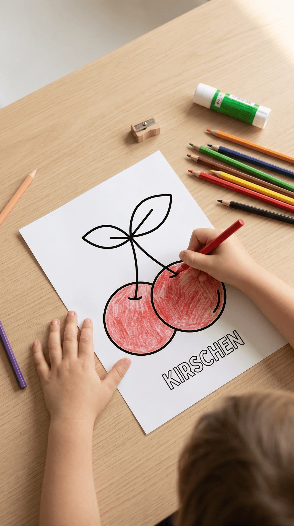 Süßes Obst-Malbuch für kleine Künstler – 22 Seiten PDF