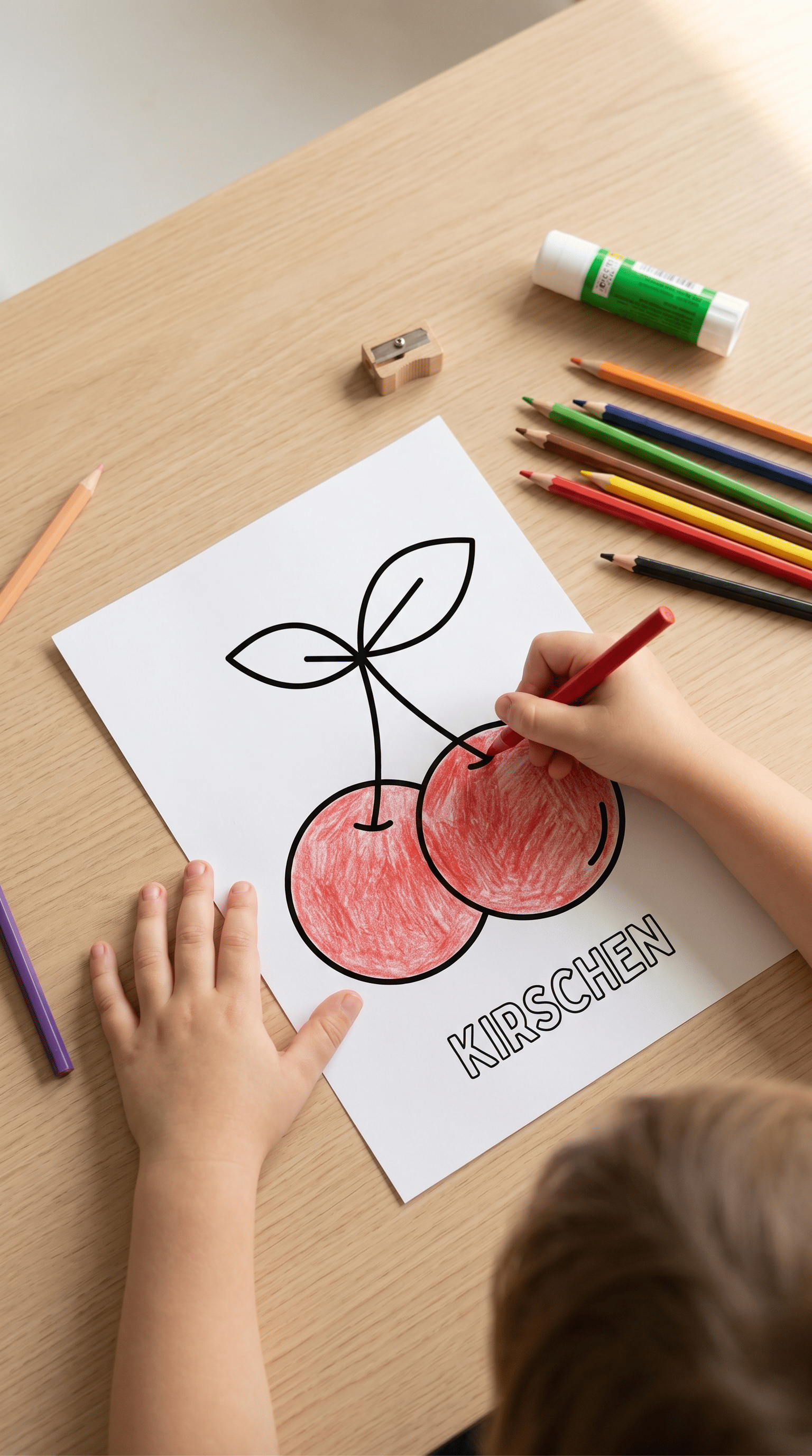 Süßes Obst-Malbuch für kleine Künstler – 22 Seiten PDF
