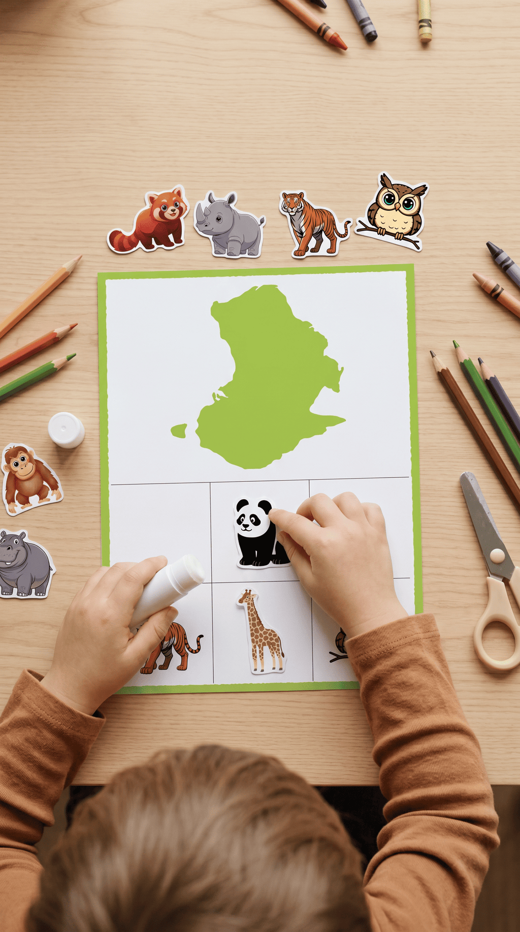 Montessori-Inspired: 7 Kontinente & Tiere spielerisch lernen
