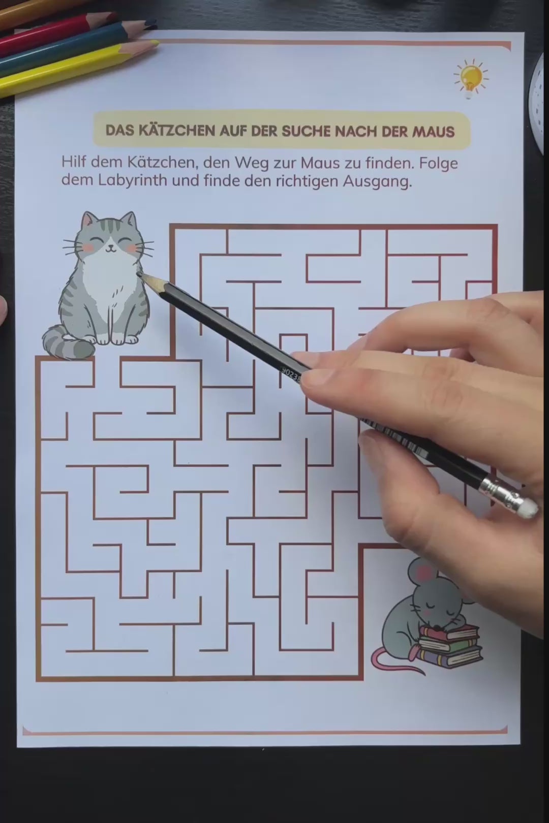 68 Seiten Maze-Magie: Bildschirmfrei & lehrreich